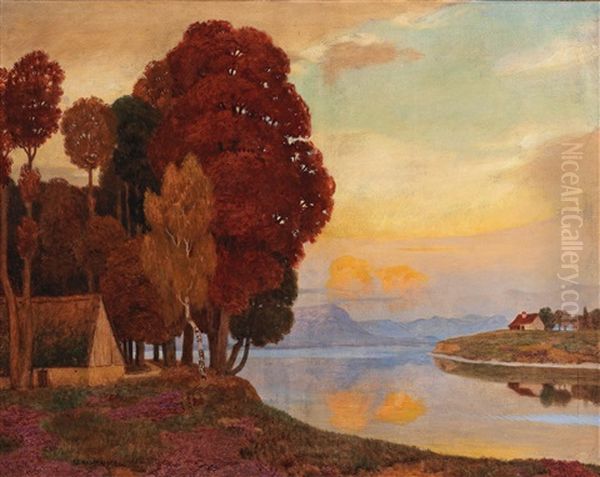 Abend Am See - Evening At The Lake - view 1