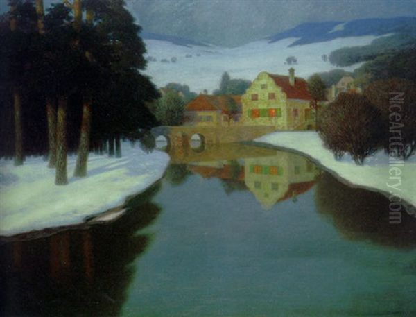 A Moonlit Night In Winter - view 1