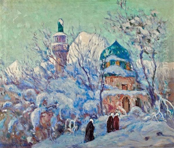 La Mosquee Bleue En Hiver - view 1