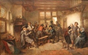 Tavern Interior With Cavaliers