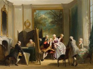 Beim Kunsthandler by Herman Frederik Carel ten Kate