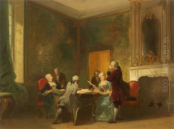 A Rococo Style Interior - view 1