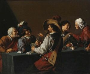 Les Joueurs De Cartes by Herman Frederik Carel ten Kate