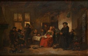 Conversation Autour D'un Repas by Herman Frederik Carel ten Kate