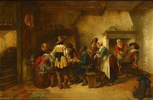 De Kaartspelers (les Joueurs De Cartes) by Herman Frederik Carel ten Kate