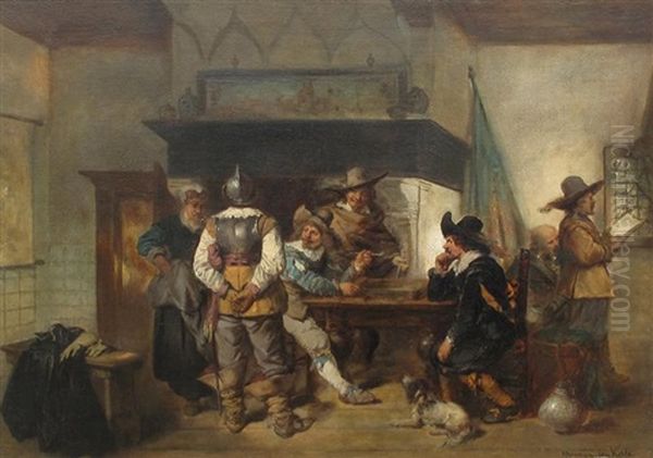 Interior Scene At An Inn - view 1