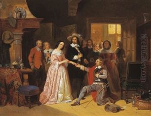 Die Brautwerbung by Herman Frederik Carel ten Kate