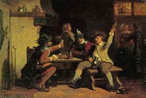 Vaertshusscene by Herman Frederik Carel ten Kate