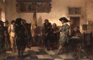 Cavaliers In An Interior