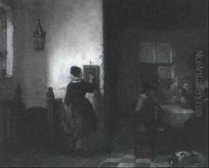 Scene De Taverne by Herman Frederik Carel ten Kate