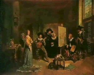 Im Atelier Des Kunstlers by Herman Frederik Carel ten Kate