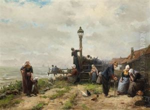 Die Ausfahrt Der Fischer by Johannes Marius ten Kate