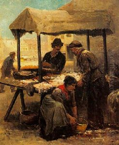 At The Market by Johannes Marius ten Kate