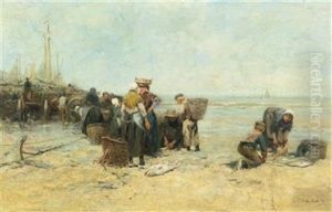 Fishermen On The Beach Fishermen On The Beach