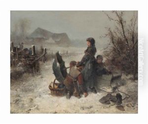 The Snowball Fight by Mari ten Kate