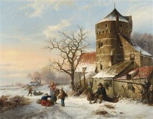 Winter Scene by Mari ten Kate