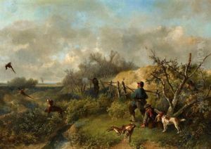 Fasanenjagd In Den Dunen