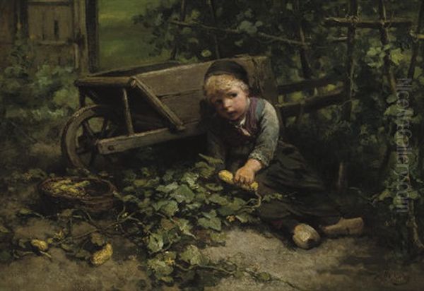 Playing In The Garden - view 1