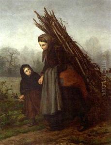 Wood Gatherers Returning Home by Mari ten Kate