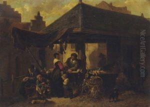 At The Butcher's Market by Mari ten Kate