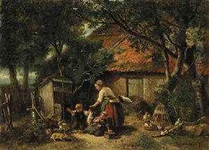 A Busy Farmyard by Mari ten Kate