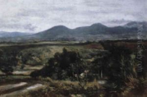 A View Of The Estate P.j.j.a. Geesink, Merapi, Java