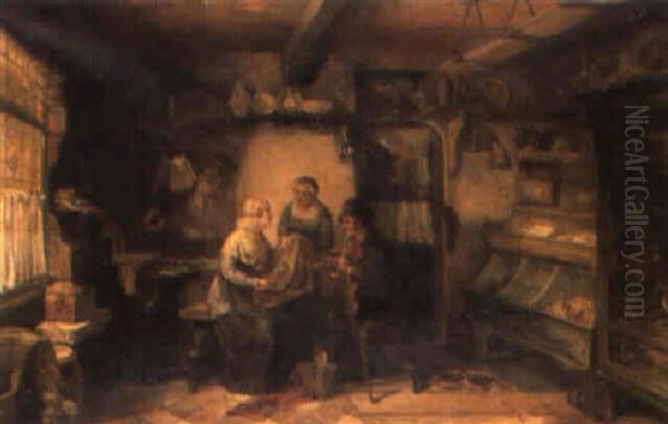 Figures In An Interior - view 1