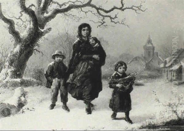 Gathering Winter Fuel - view 1