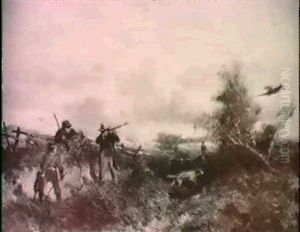 Hunters In A Landscape by Mari ten Kate