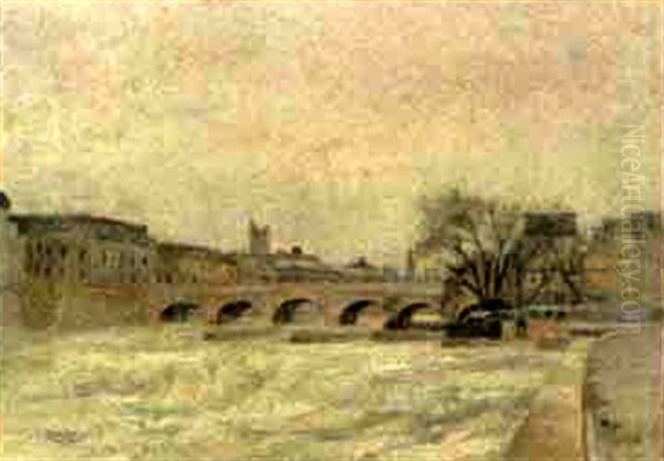 City Bridge Over River - view 1