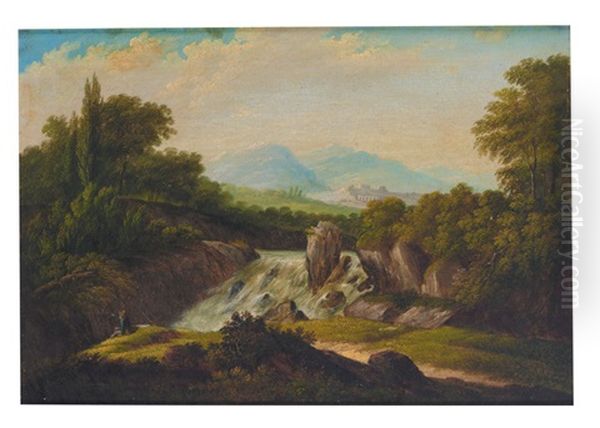Sudliche Landschaft Mit Katarakt - view 1