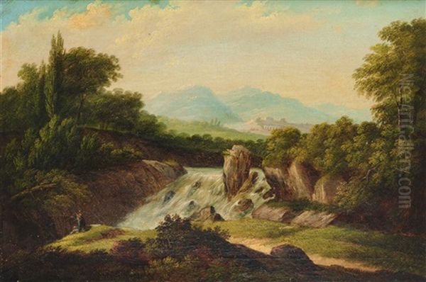 Sudliche Landschaft Mit Katarakt - view 1
