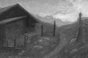 Alpenlandschaft by Anton Katzer