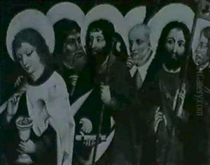 Darstellung Von 6 Aposteln, Darunter Jacobus Major, Johan- Nes, Bartholomaus, Andreas, Petrus U. Paulus by Wolfgang Katzheimer