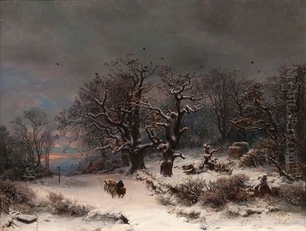 In A Winterly Forest - view 1