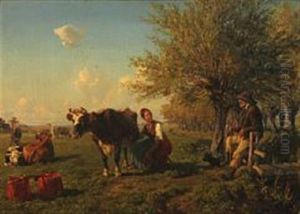 Hvilende Kjor by Hermann Kauffmann the Elder