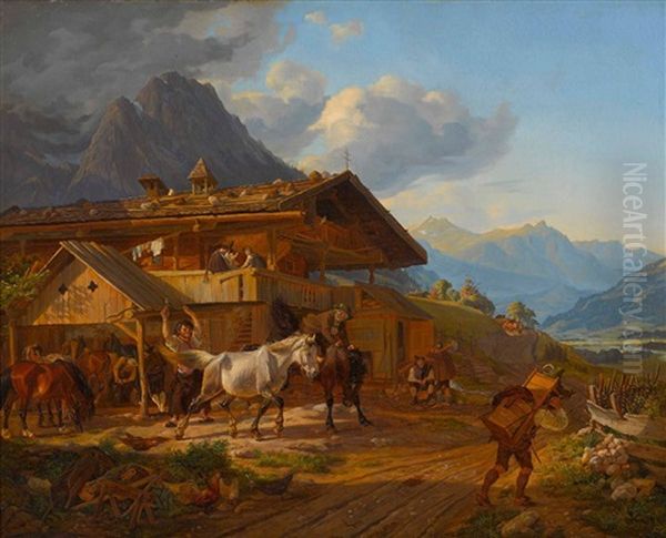 Hufschmiede In Gebirgslandschaft - view 1