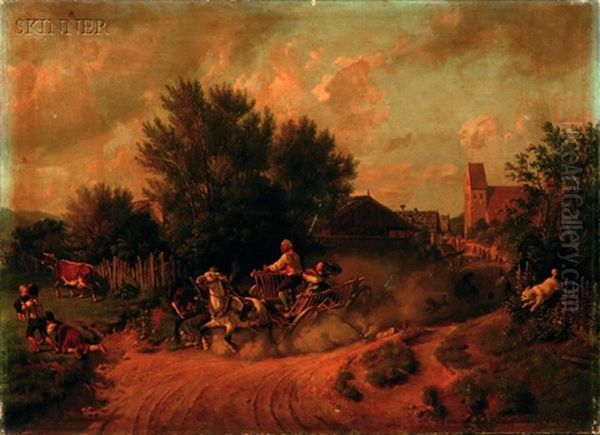 The Runaway Wagon - view 1