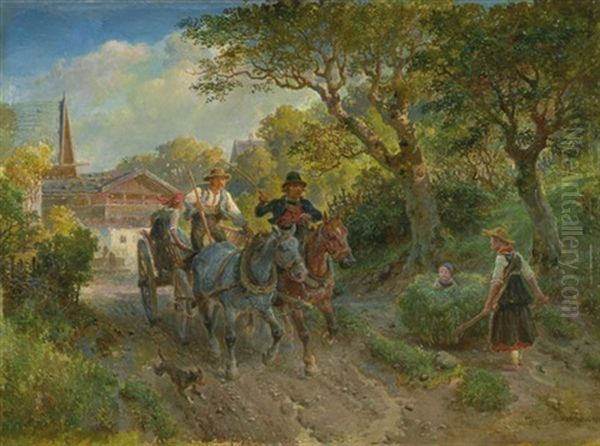Im Galopp Zur Feldarbeit - view 1