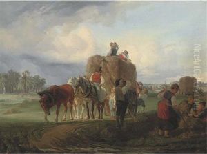 Harvest Time by Hermann Kauffmann the Elder