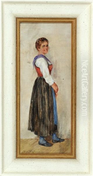 Bildnis Einer Jungen Frau In Tracht - view 1