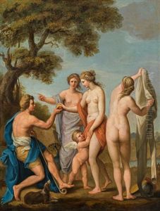 The Judgement Of Paris by Angelika Kauffmann