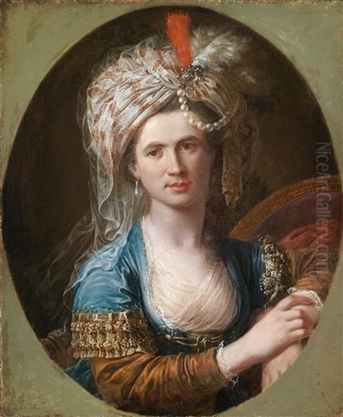 Bildnis Des Charles D'eon De Beaumont, Gen. Le Chevalier D'eon (1728-1810) In Frauenkleidung - view 1