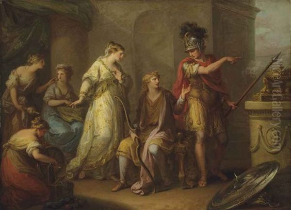 Hector Upbraiding Paris For His Retreat From Battle - view 1
