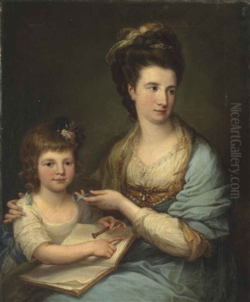 Portrait Of Anne Stewart, Nee Dashwood, Countess Of Galloway (1743-1830) - view 1