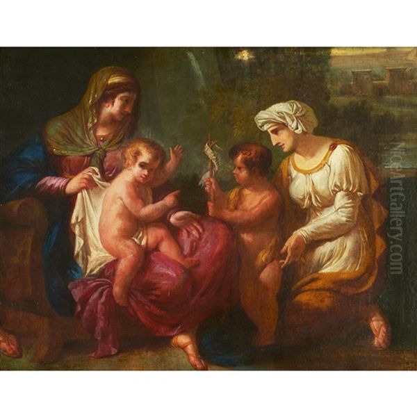 Martha And Mary With The Infant Christ - view 1