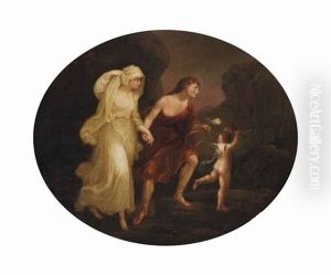 Orpheus And Eurydice by Angelika Kauffmann