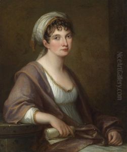 Bildnis Der Furstin Franziska Von Kaunitz-rietberg, Geb. Ungnad, Grafin Von Weisenwolff by Angelika Kauffmann