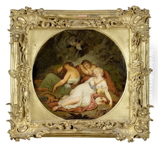 Die Schlafende Diana Mit Nymphen - view 1