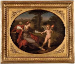 Allegorie Der Keuschheit by Angelika Kauffmann